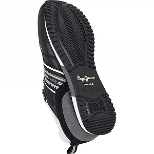 Полуботинки Pepe Jeans Dublin кожаные черные synthetic.ua - Фото 1