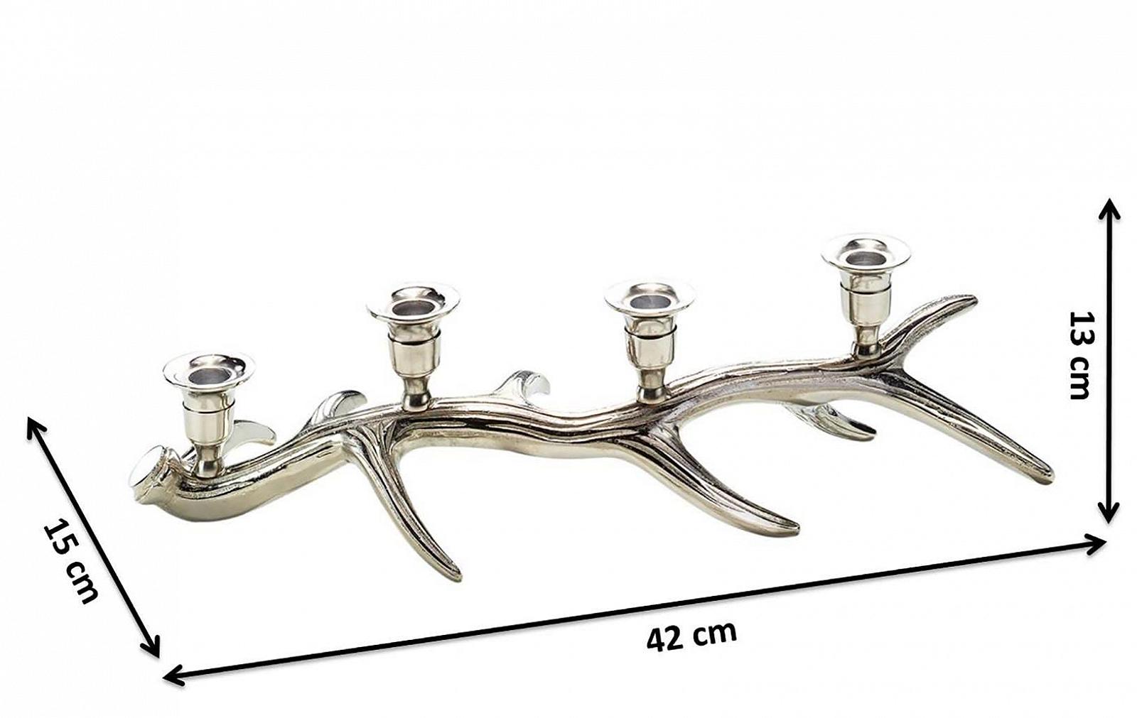 Подсвечник Kobolo Fashionable Metal Antler для 4 свечей, фото №6