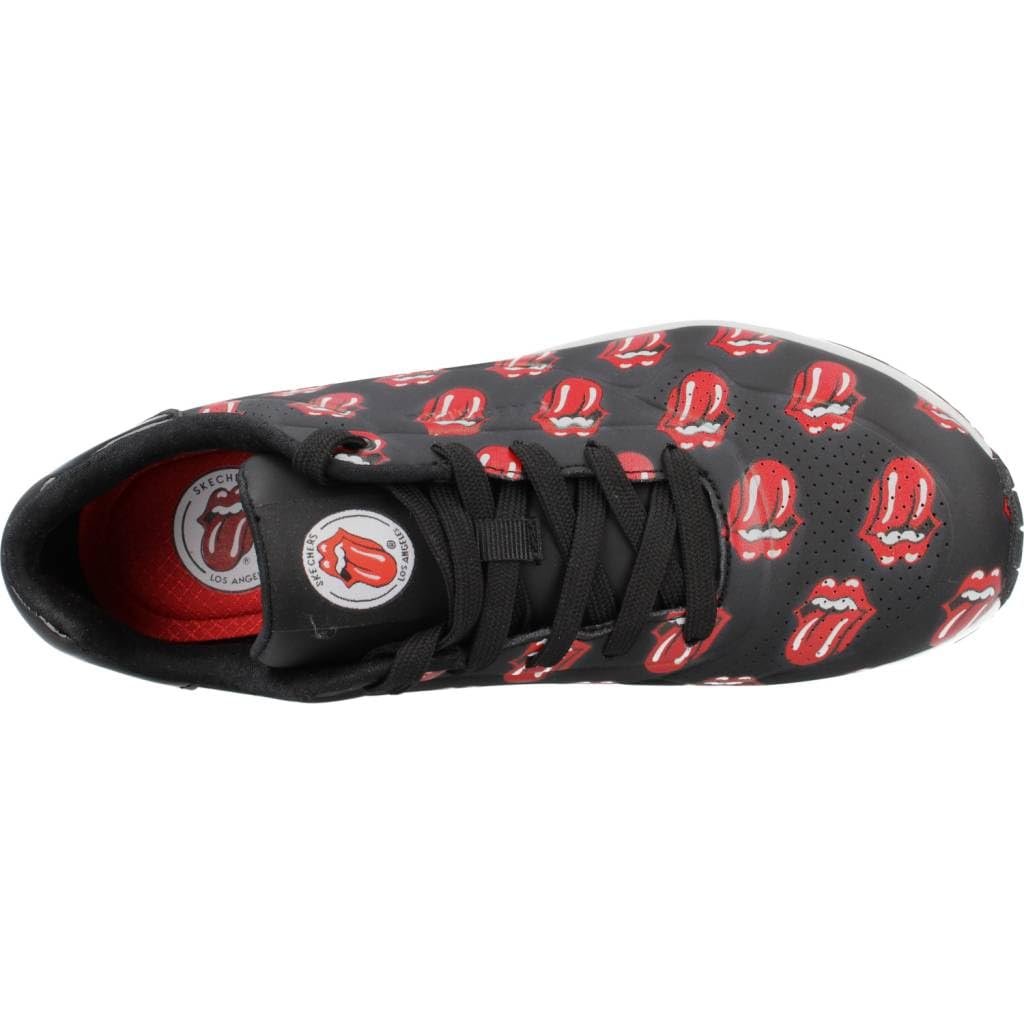 Кроссовки Skechers UNO Rolling Stones Single, Бело-красный, фото №7