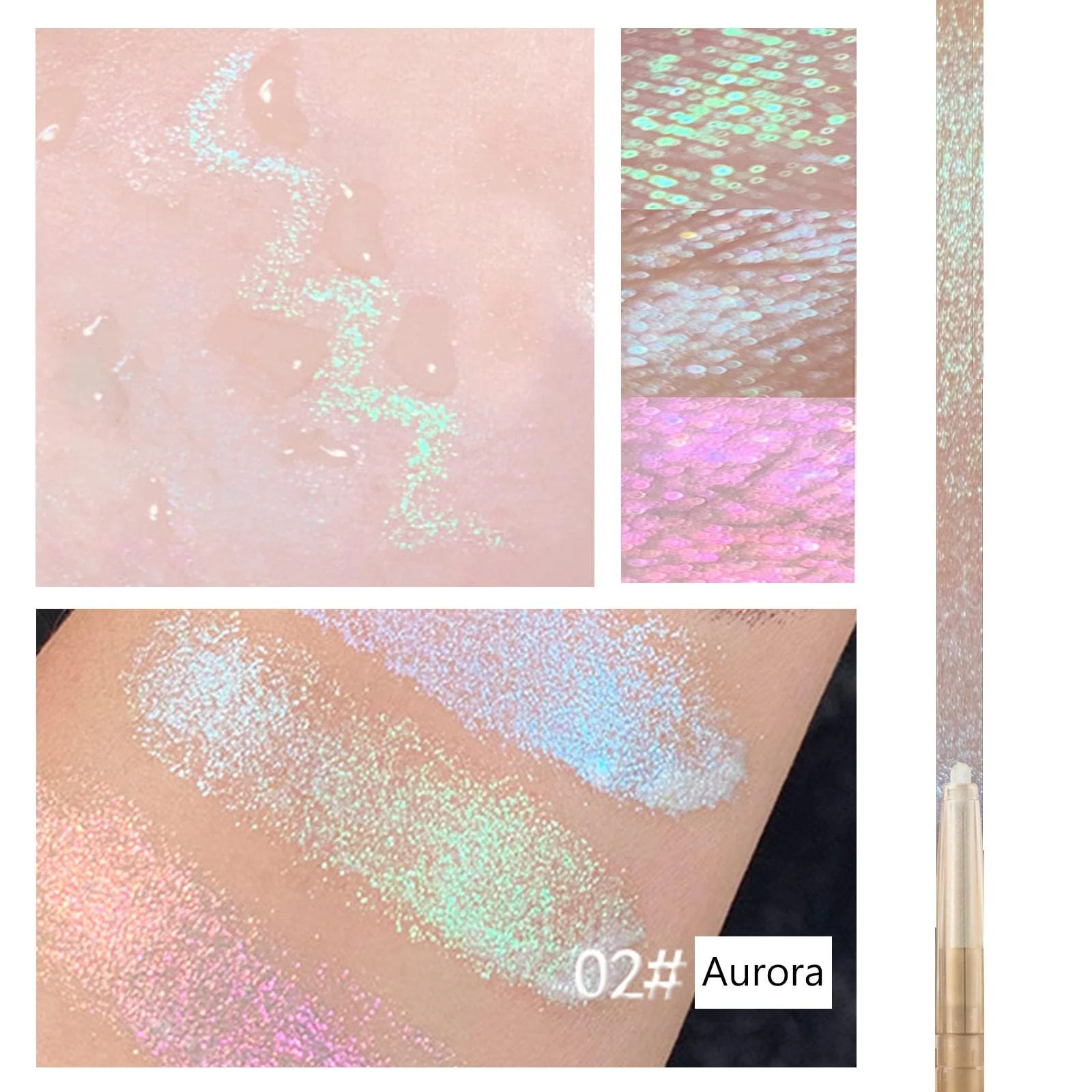 Підводка Металік Блиск Хамелеон 24 год, високопігментована, стійка, водостійка, фото №3 Підводка Металік Блиск Хамелеон 24 год, високопігментована, стійка, водостійка, фото №3