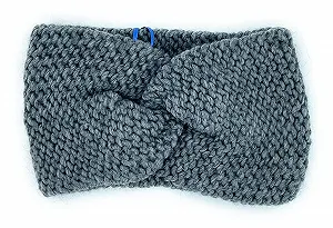 Вязаная повязка на голову из альпаки Женская - Фото 1
