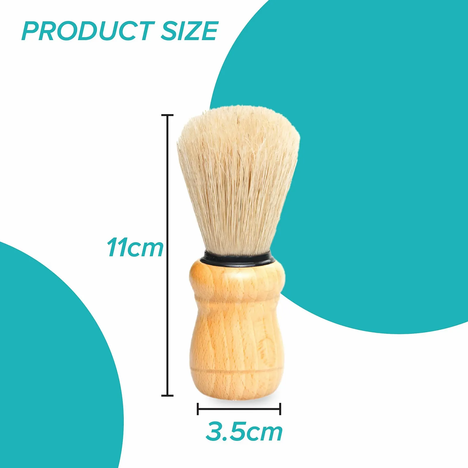 Помазок для бритья Badger Friendly Elegant Design Wooden Handle, фото №3 Помазок для бритья Badger Friendly Elegant Design Wooden Handle, фото №3