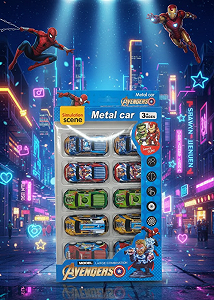 Набір машинок Месники Avengers Infinity War Marvel Марвел металеві інерційні для дітей супергерої 10 шт synthetic.ua - Фото 1