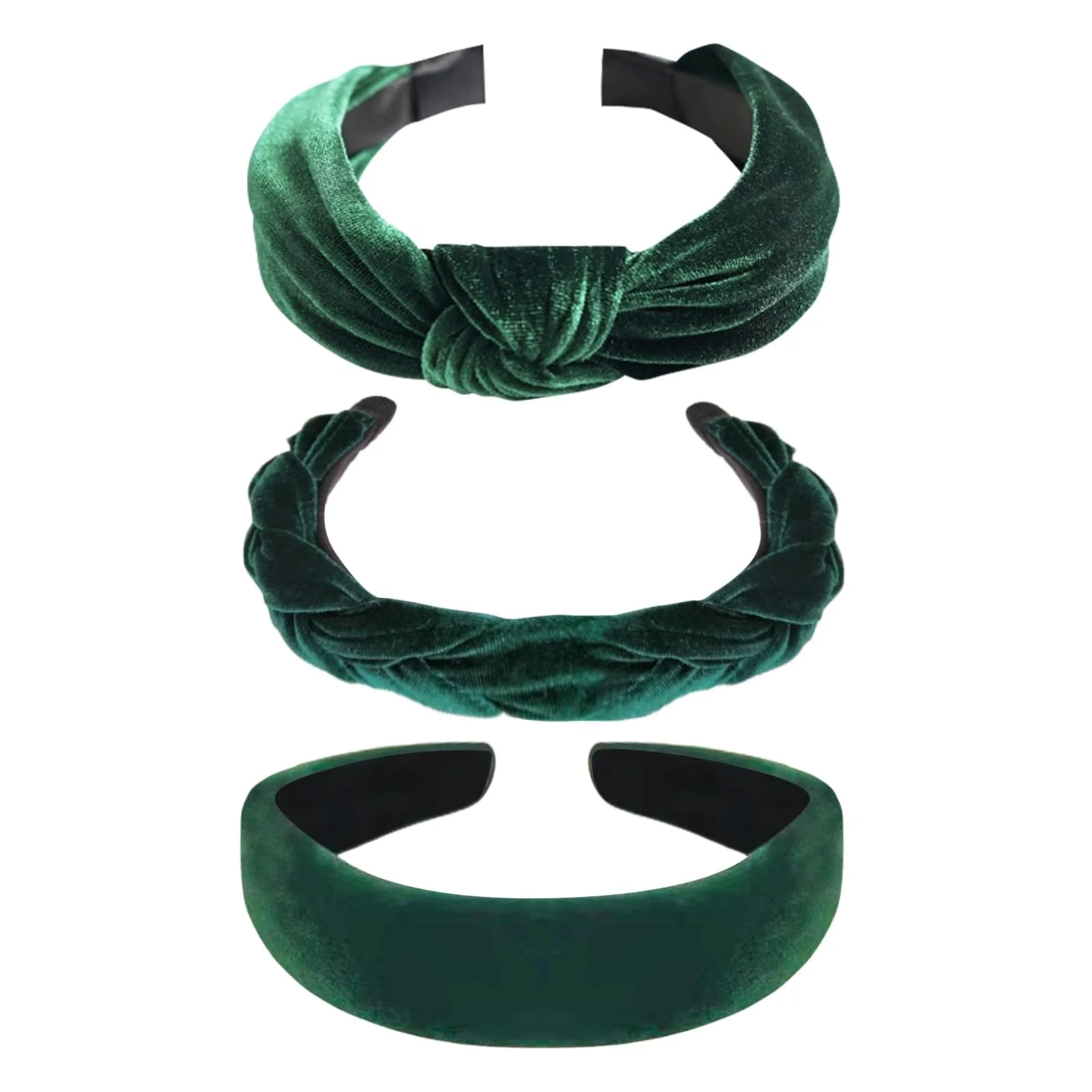 Оксамитова Обруч на голову плетена Dirndl, набір 3 шт, фото №1