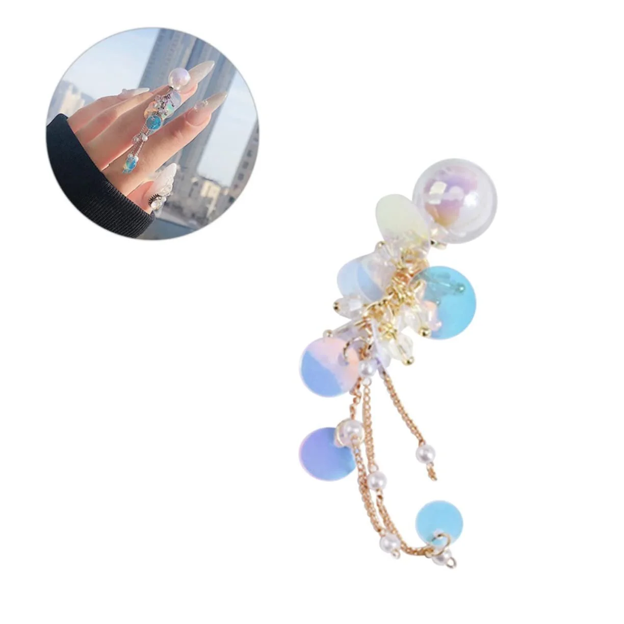 Прикраса для нігтів MAGICLULU Блискітки Форми Манікюр Кристал, фото №5 Прикраса для нігтів MAGICLULU Блискітки Форми Манікюр Кристал, фото №5