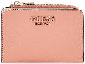 Жіночий гаманець Guess - Laurel SLG Small Zip Around Рожевий - Фото 1