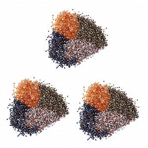 Блестки для ногтей FRCOLOR 12 упаковок по 5760 шт. Маникюрные хрустальные наклейки Крошечные стеклянные хрустальные бусины Стразы для ногтей Самоцветы для ногтей Циркониевые бусины с острой основой Рассыпные бриллианты - Фото 1