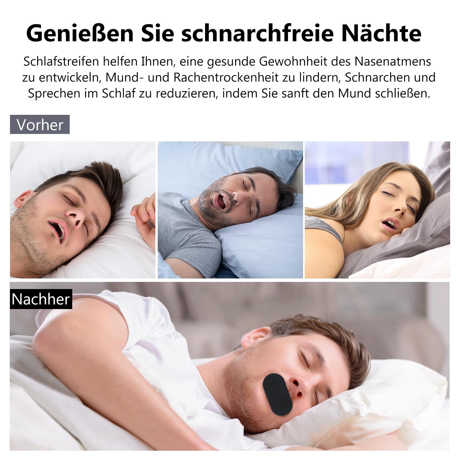 Пластирі для сну на рот, упаковка 60 штук, фото №7