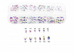Стразы Тип KM-Nails #01-120 10 Потрясающих Форм - Фото 1