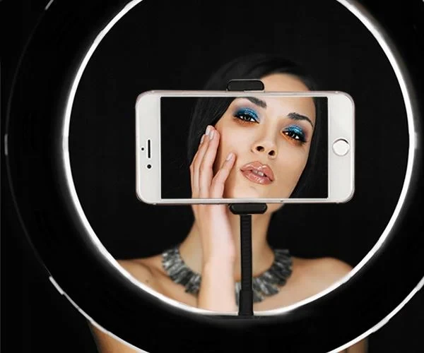 Кольцевая лампа Ring Fill Light ZD666 26 см с держателем телефона, фото №8