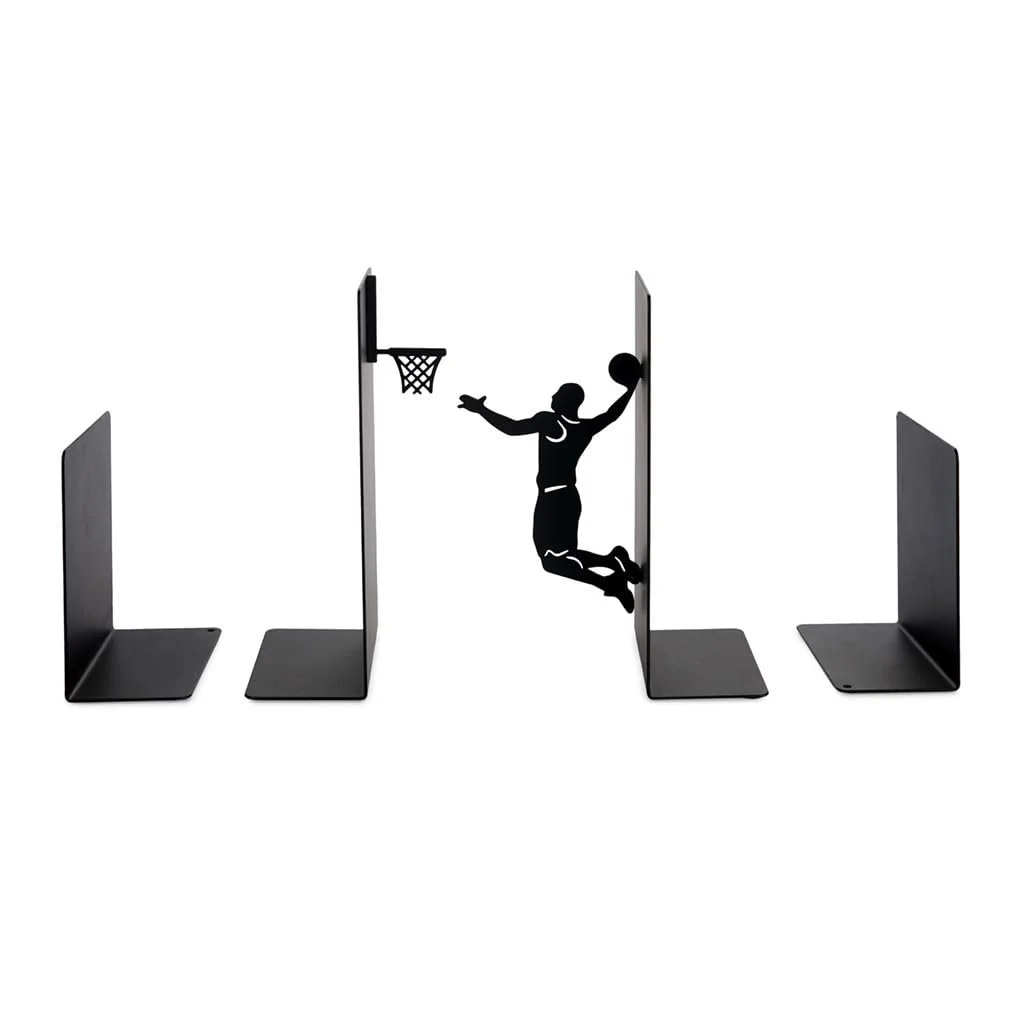 Тримач для книг Balvi Slum Dunk Чорний Тримач для книг у формі баскетбольної гри, фото №6