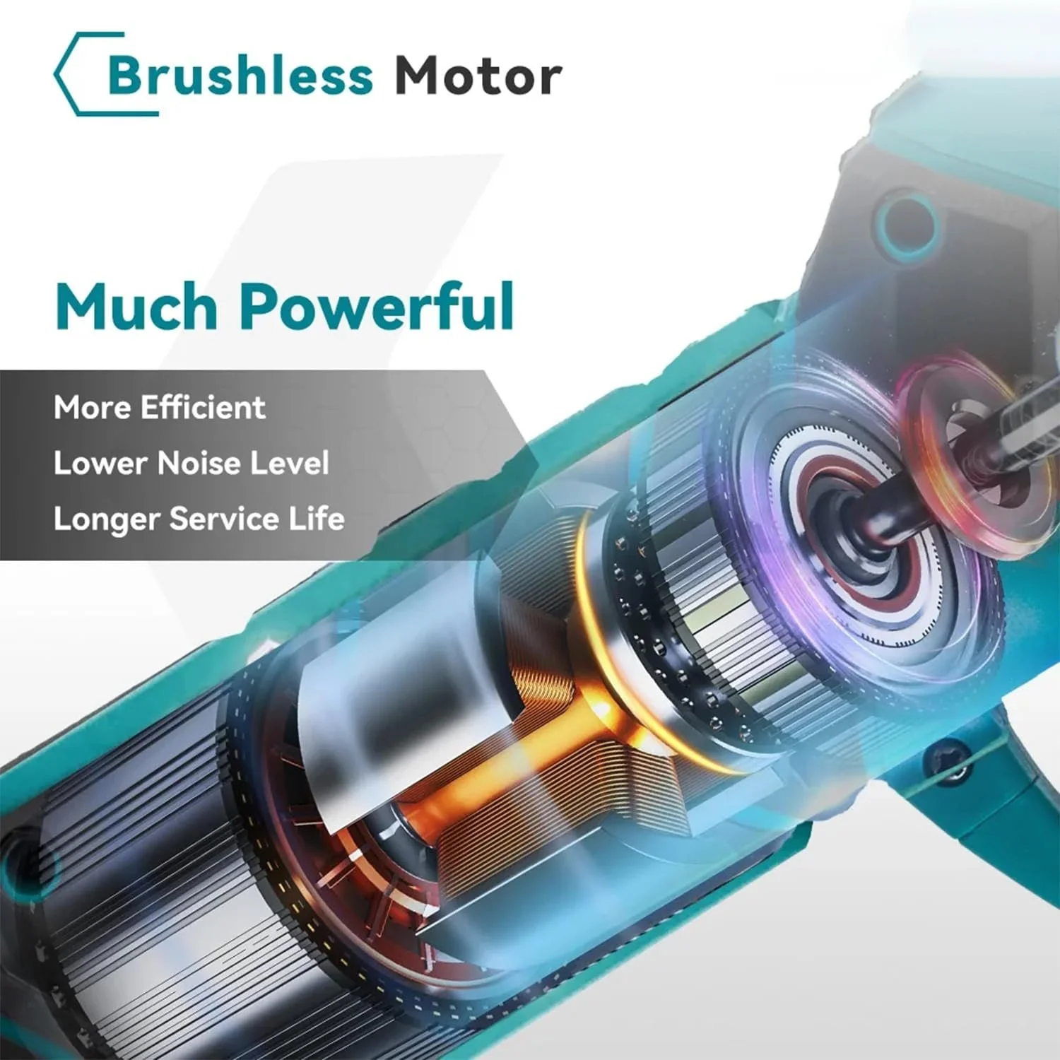 Секатор акумуляторний Geevorks 21V 30 мм (2 акумулятори), фото №4