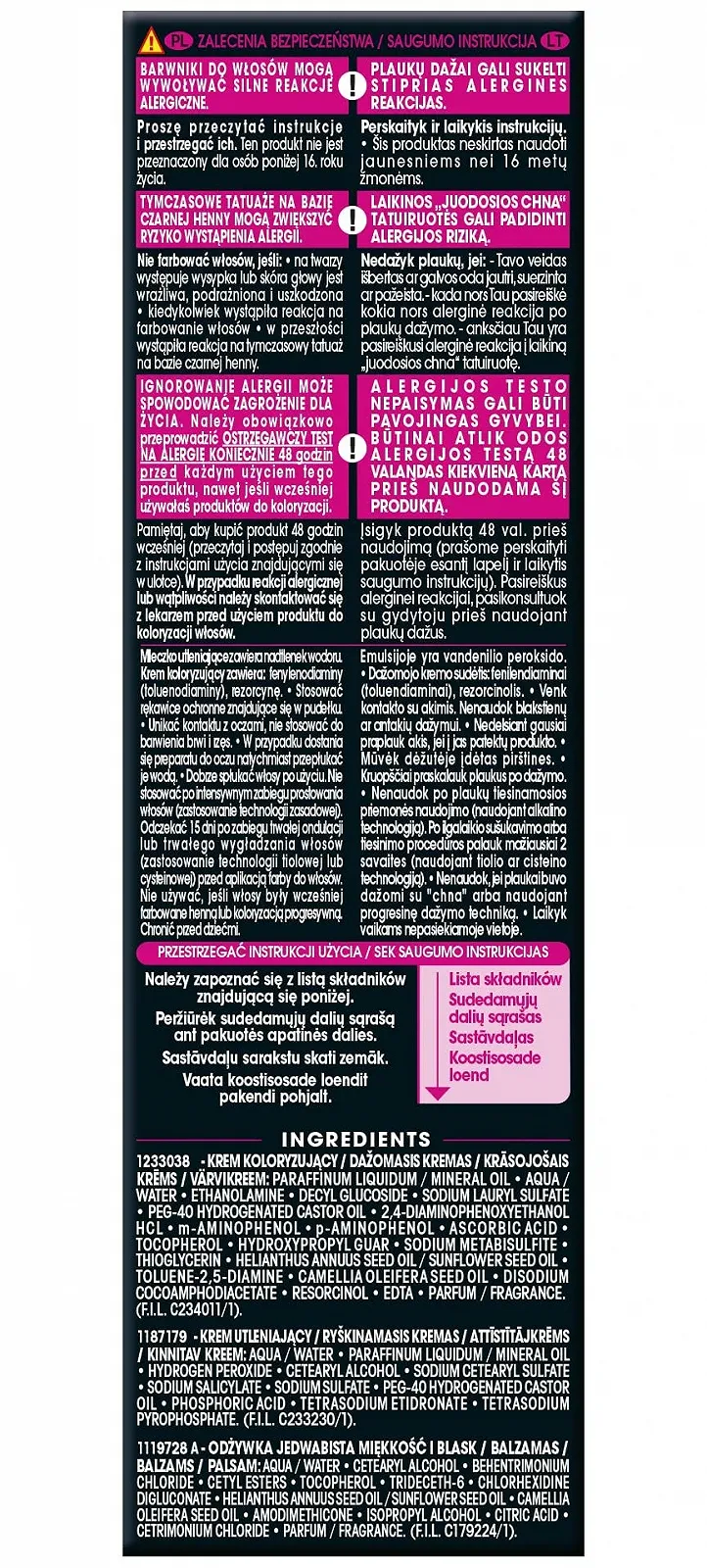 Фарба для волосся Garnier Olia 10.1, Попелястий Дуже Світлий Блонд, Стійке фарбування, фото №2