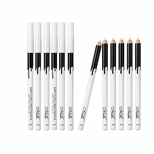 Набор карандашей для глаз, водостойкий, белый, точный - Фото 1