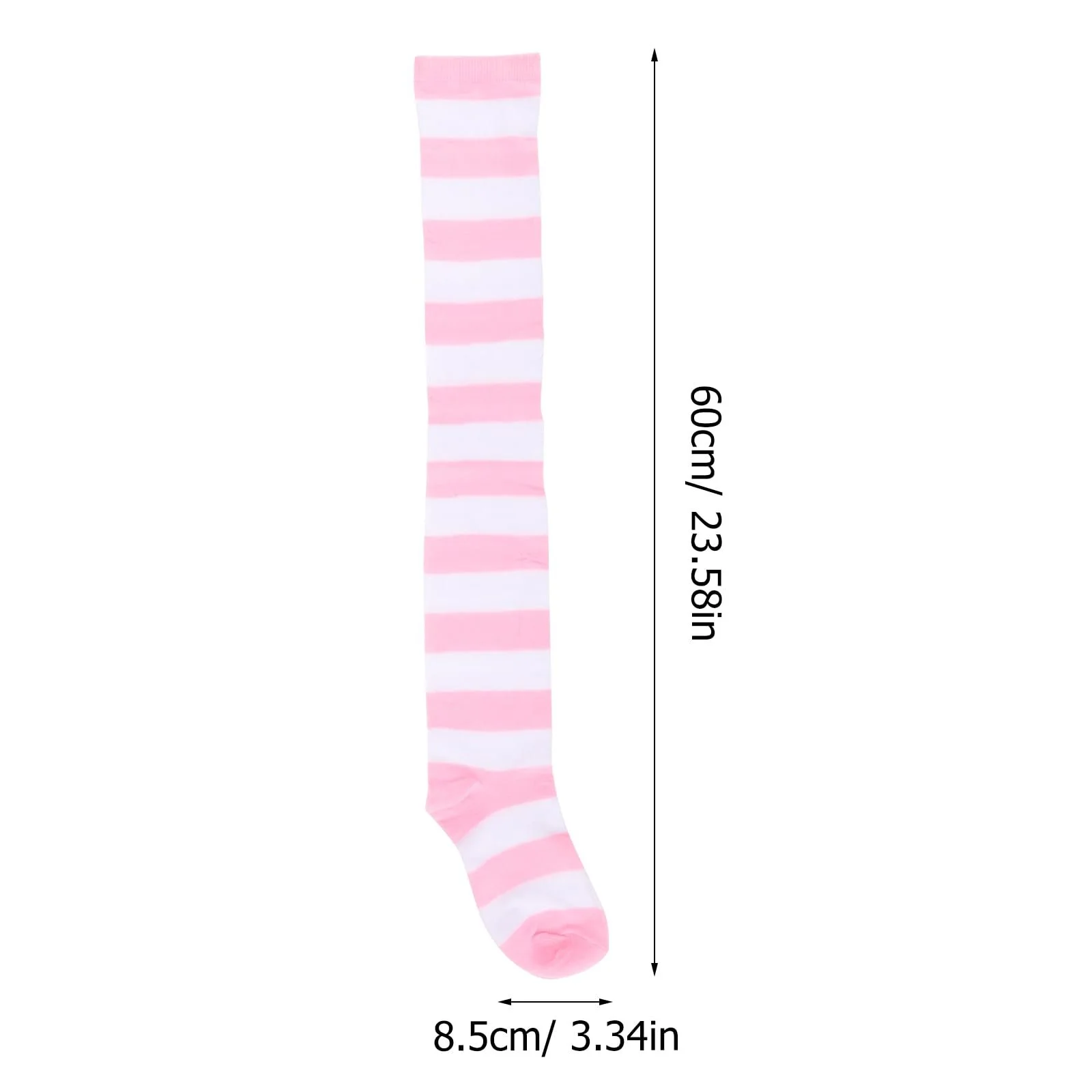 Гольфи Amosfun Смугасті вище коліна, аніме шкарпетки для жінок та дівчат, фото №5