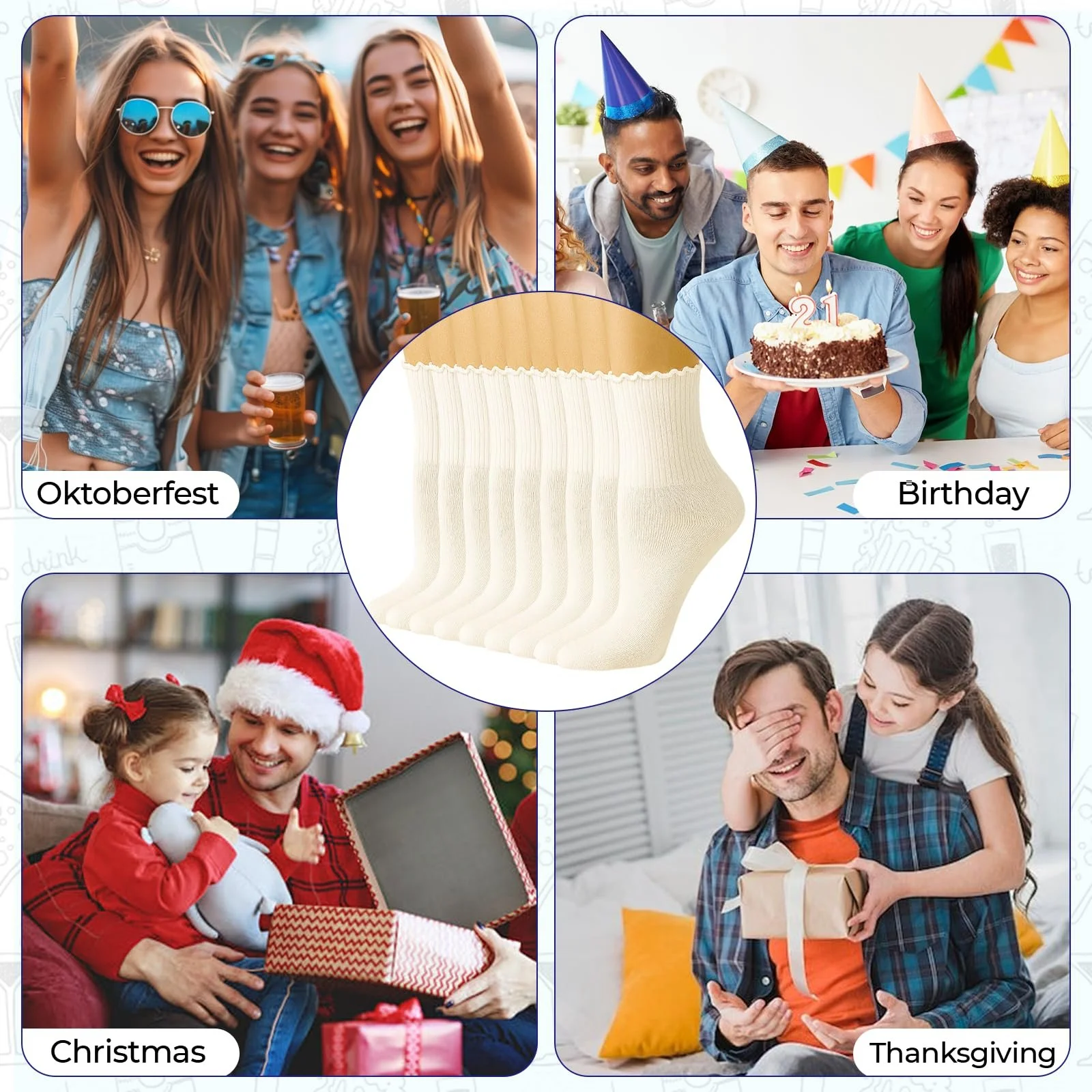 Шкарпетки Oktoberfest Beer, 9 пар, фото №7 Шкарпетки Oktoberfest Beer, 9 пар, фото №7