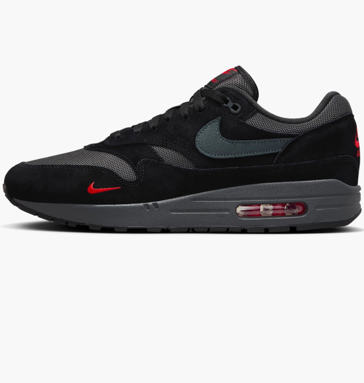 Кроссовки Nike Air Max 1 Black Размер 44.5, фото №1