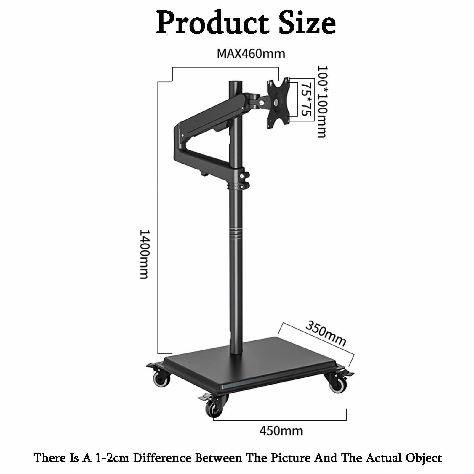 Напольная стойка для ноутбука, Компьютерная напольная подставка с подъемным механизмом, Портативная вращающаяся стальная стойка для офиса, дома, улицы, Поддерживает 2-9 кг, фото №2 Напольная стойка для ноутбука, Компьютерная напольная подставка с подъемным механизмом, Портативная вращающаяся стальная стойка для офиса, дома, улицы, Поддерживает 2-9 кг, фото №2
