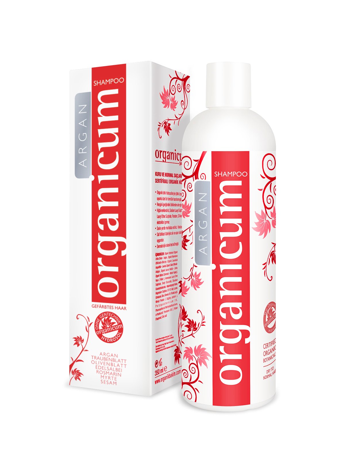 Шампунь organicum Аргановий для фарбованого волосся 350 мл, фото №1