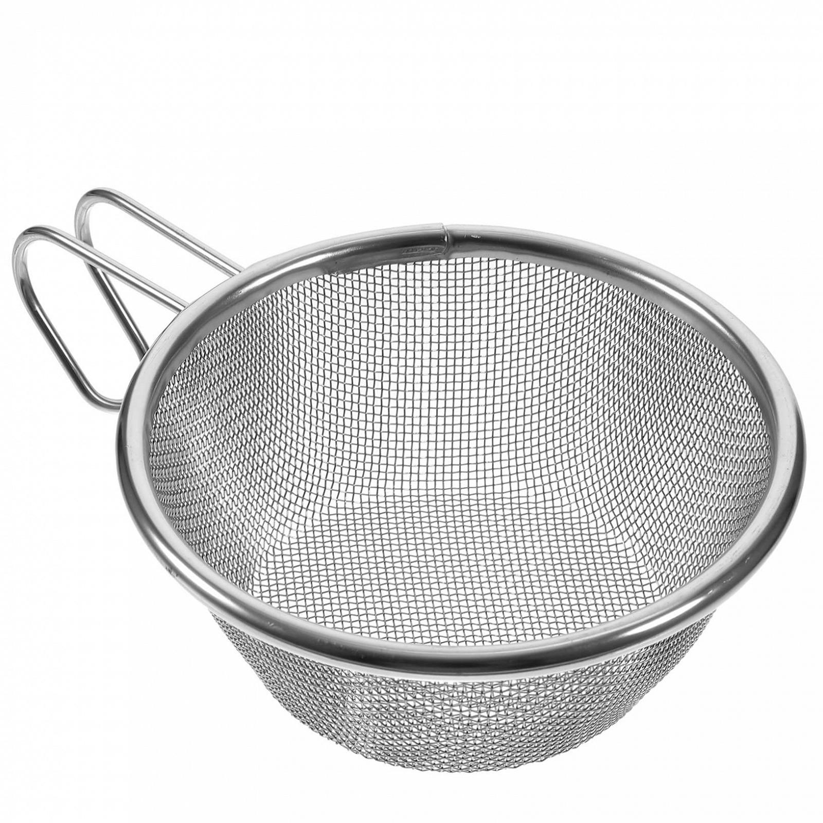 Миски Sosoport Syrah Mesh из нержавеющей стали, кухонный фильтр, походная плита, сита для процеживания йогурта, кухонный инструмент, ультратонкое сито из нержавеющей стали, комплект, фото №4