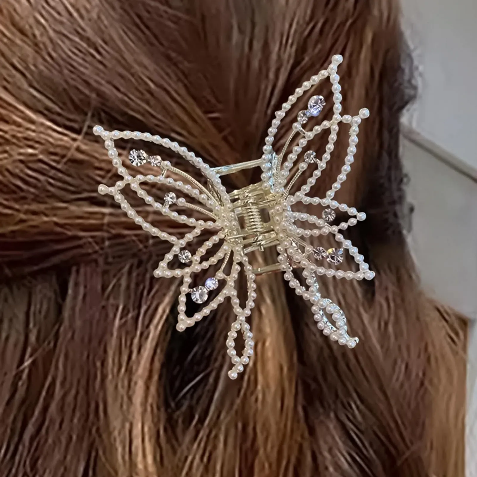 Заколка для волос Метелик Crystal Модный Блестящий Страз Свадебный, фото №3 Заколка для волос Метелик Crystal Модный Блестящий Страз Свадебный, фото №3