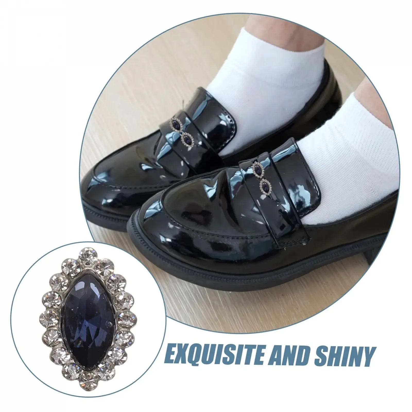 Декоративные аксессуары SOIMISS с кристаллами, 10 шт., фото №7