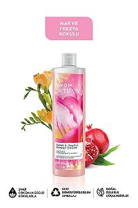 Крем-гель для душу Avon Senses Sweet & Joyful Фрезія та гранат 500 мл synthetic.ua - Фото 1