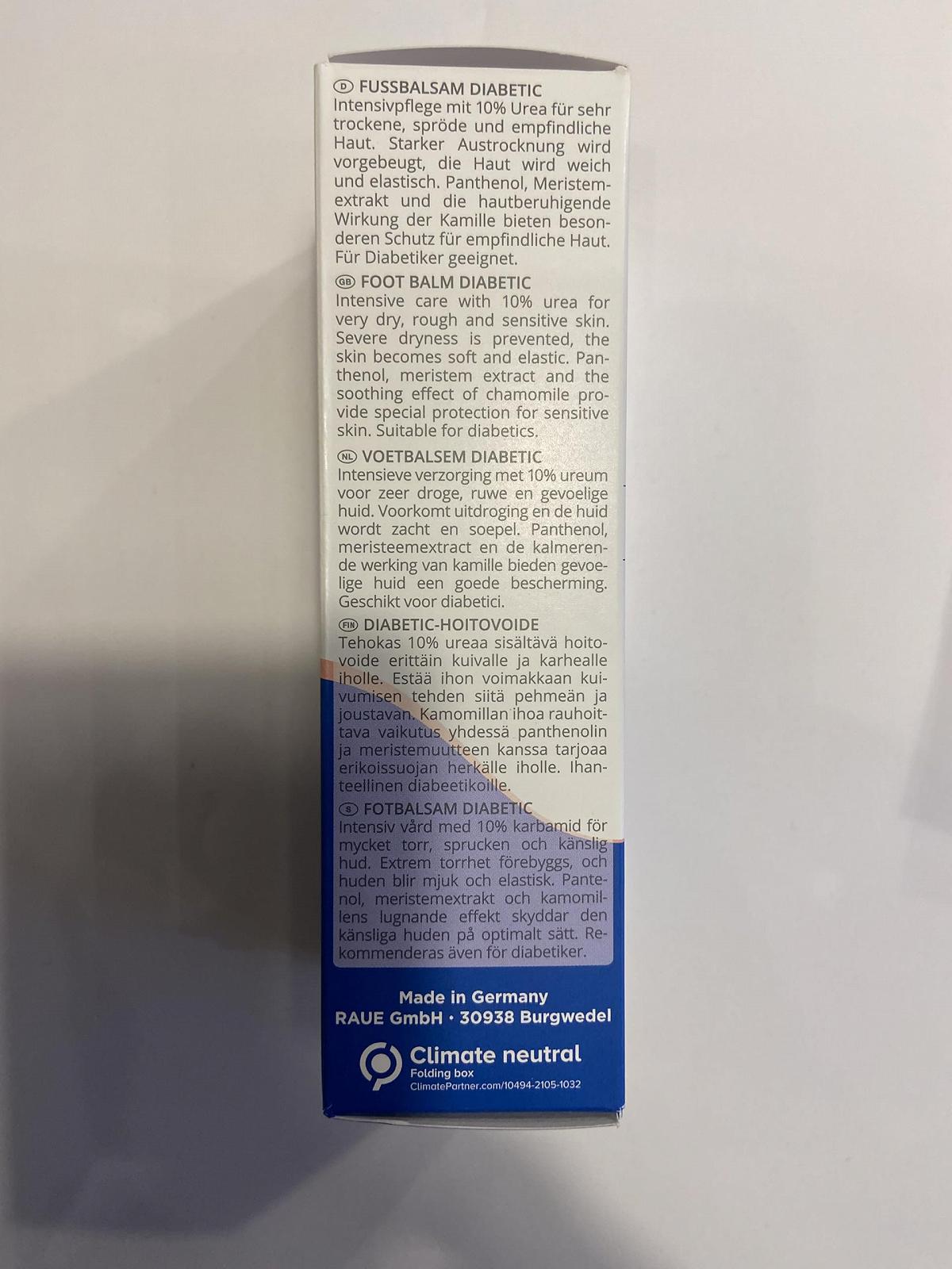 Бальзам для ніг Camillen 60 Fussbalsam Diabetik для діабетиків 100 мл, фото №3