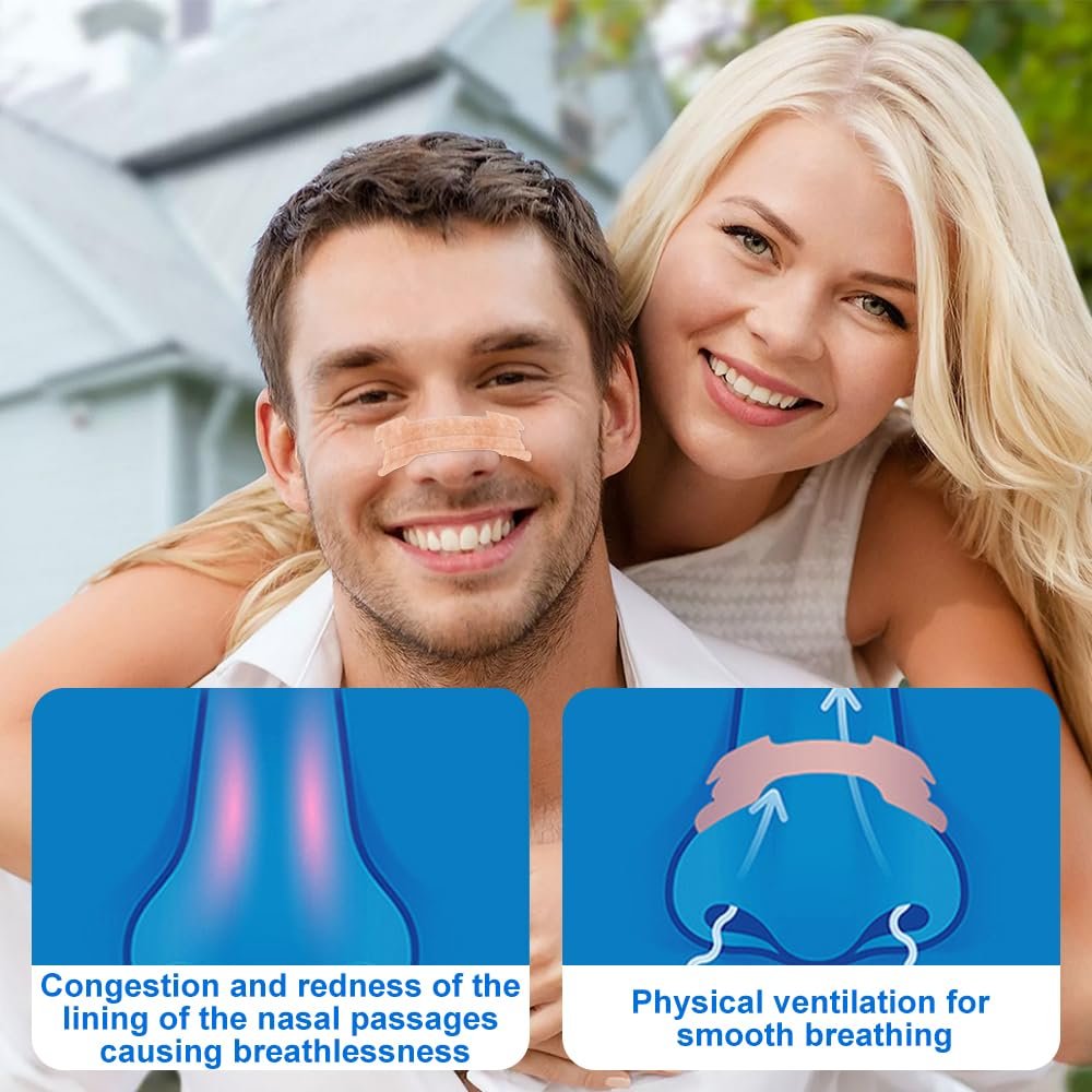 Пластирі для носа Snoring 200 шт. для покращення дихання, фото №3 Пластирі для носа Snoring 200 шт. для покращення дихання, фото №3