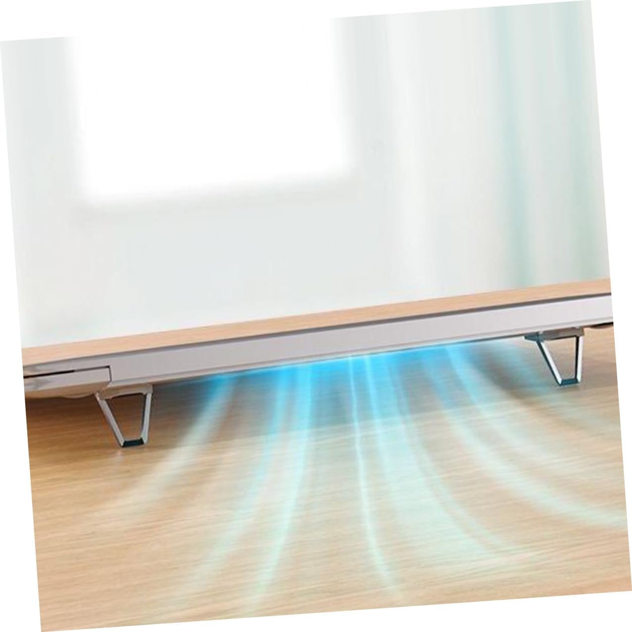 Підставка для ноутбука Складана самоклейна ергономічна для охолодження, стабільний тримач з цинкового сплаву для столу та подорожей, 4 шт, фото №5