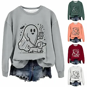 Хелловін Толстовка Жіноча Милий Привид - Фото 1
