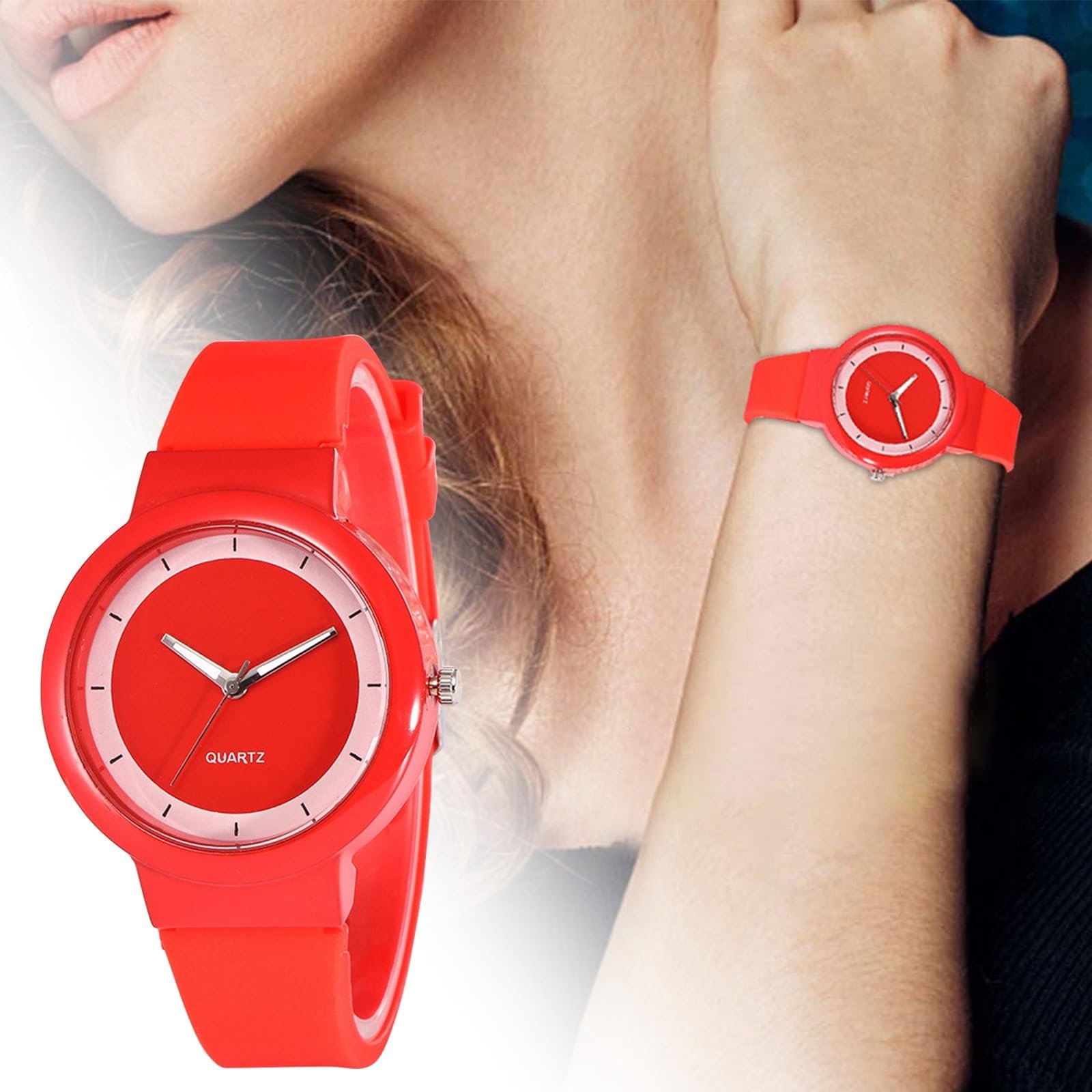 Женские наручные часы Кварцевые Generisch Модные Женские Часы Аналоговые из нержавеющей стали, фото №3