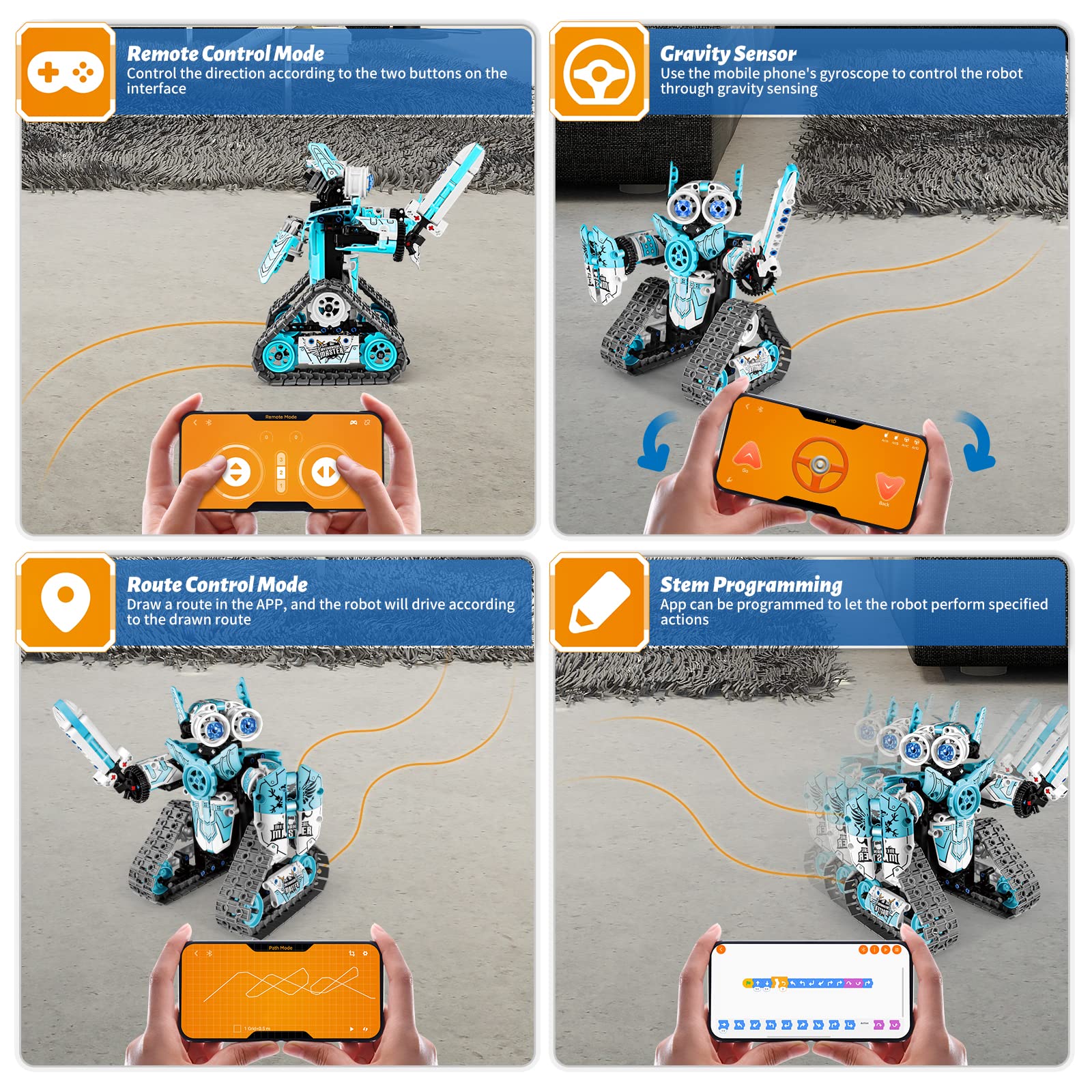 Игрушка Строительная на Дистанционном Управлении nicknack Робот 6-в-1, фото №2