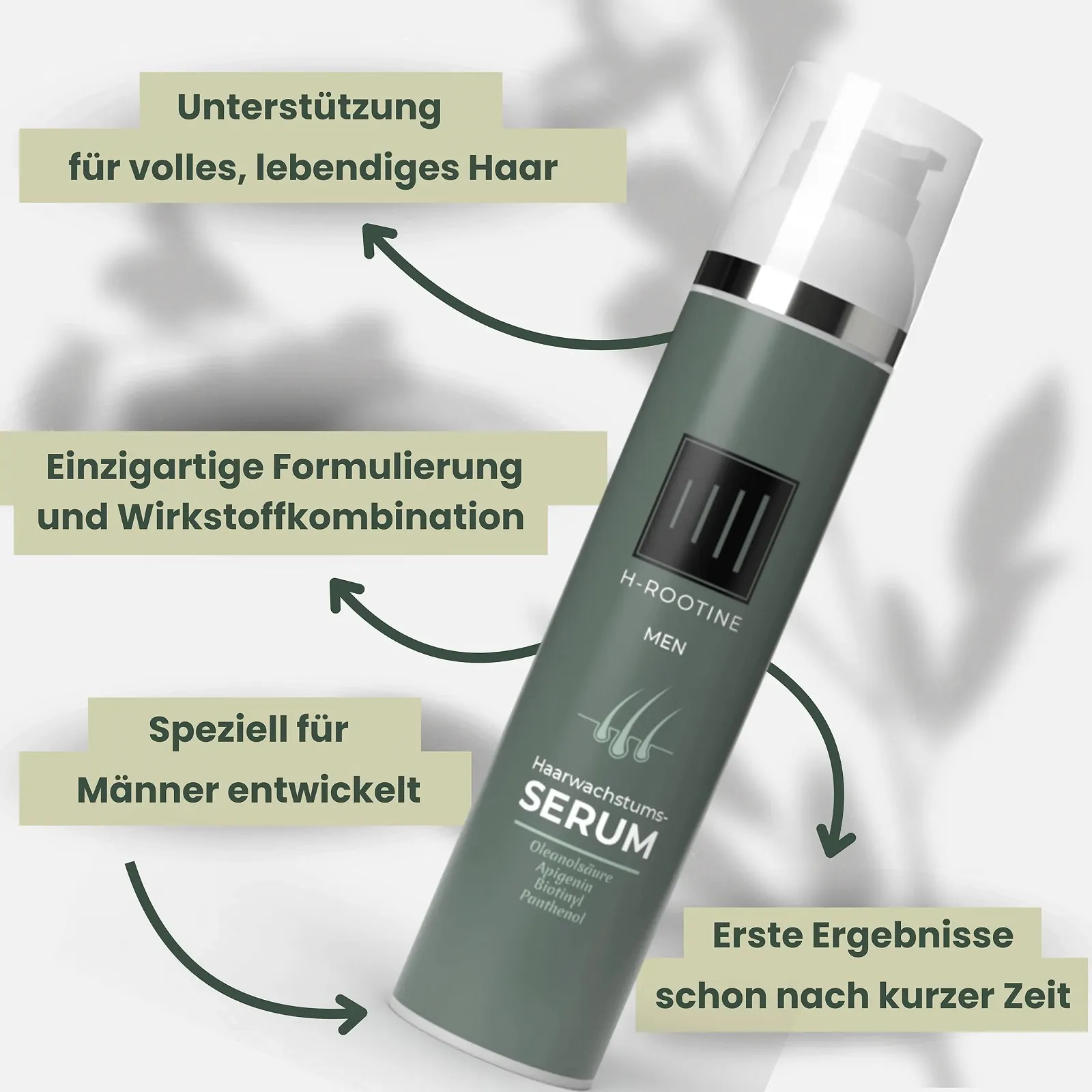 Сироватка для волосся H-ROOTINE для чоловіків 100 мл, фото №3