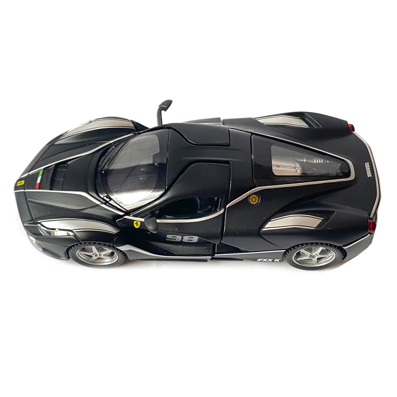 Машинка детская АвтоЕксперт металлопластик черный матовая LaFerrari свет звук иннерц откр двери баг, фото №3