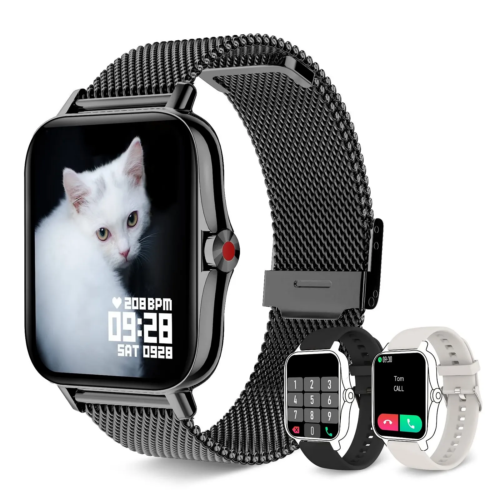 Смарт-годинник Iaret, 1,7-дюймовий сенсорний екран, фото №1 Смарт-годинник Iaret, 1,7-дюймовий сенсорний екран, фото №1