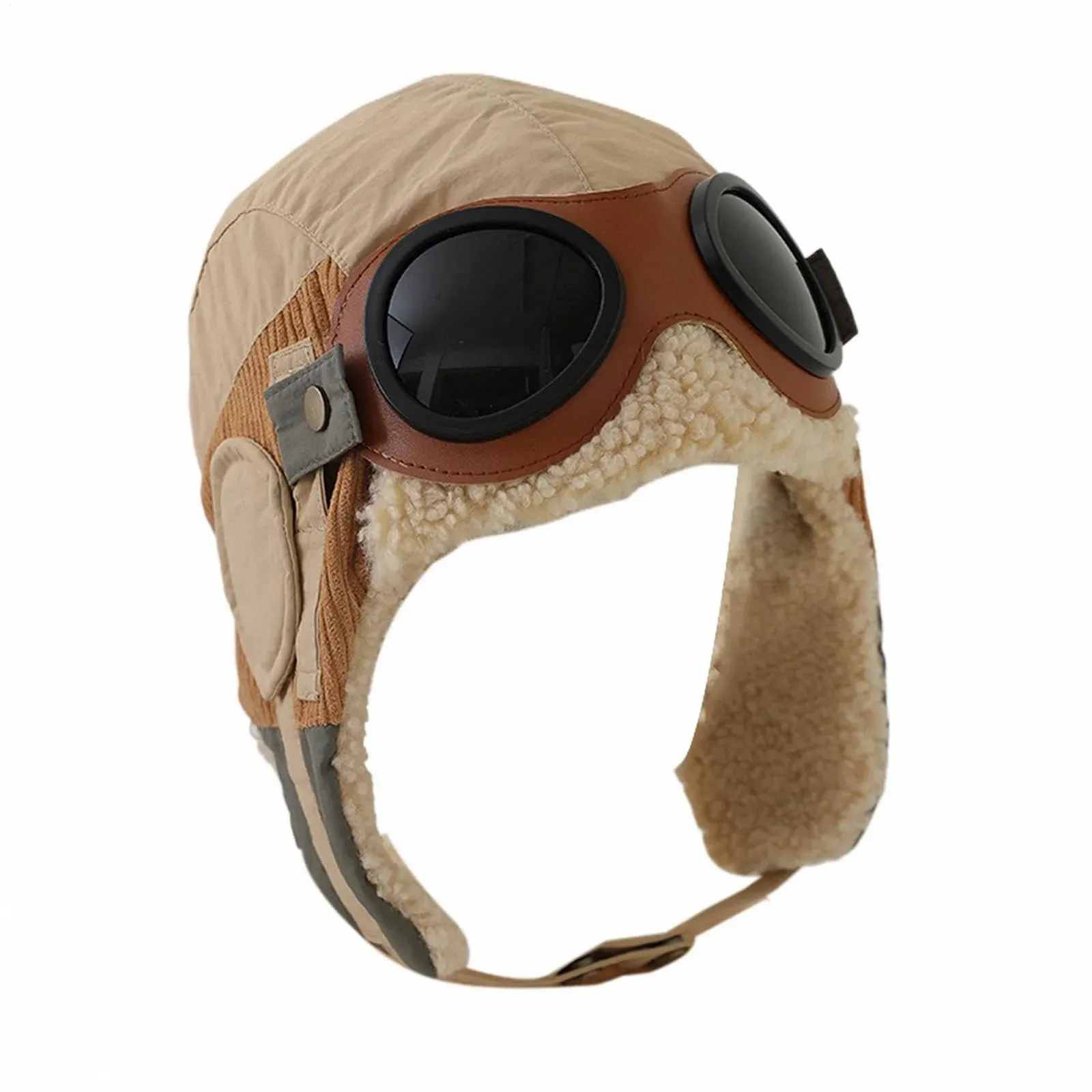 Теплая шапка-ушанка для детей, Ретро Зимняя, фото №4