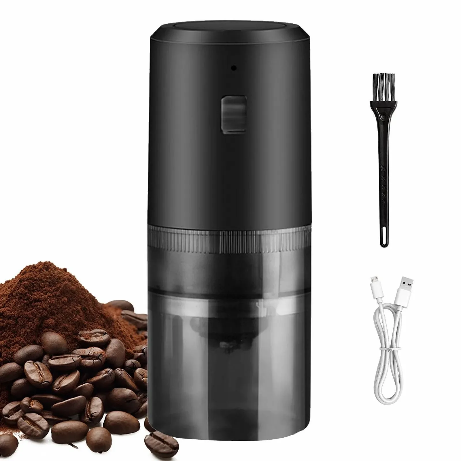 Кофеварка с кофемолкой портативная, фото №9