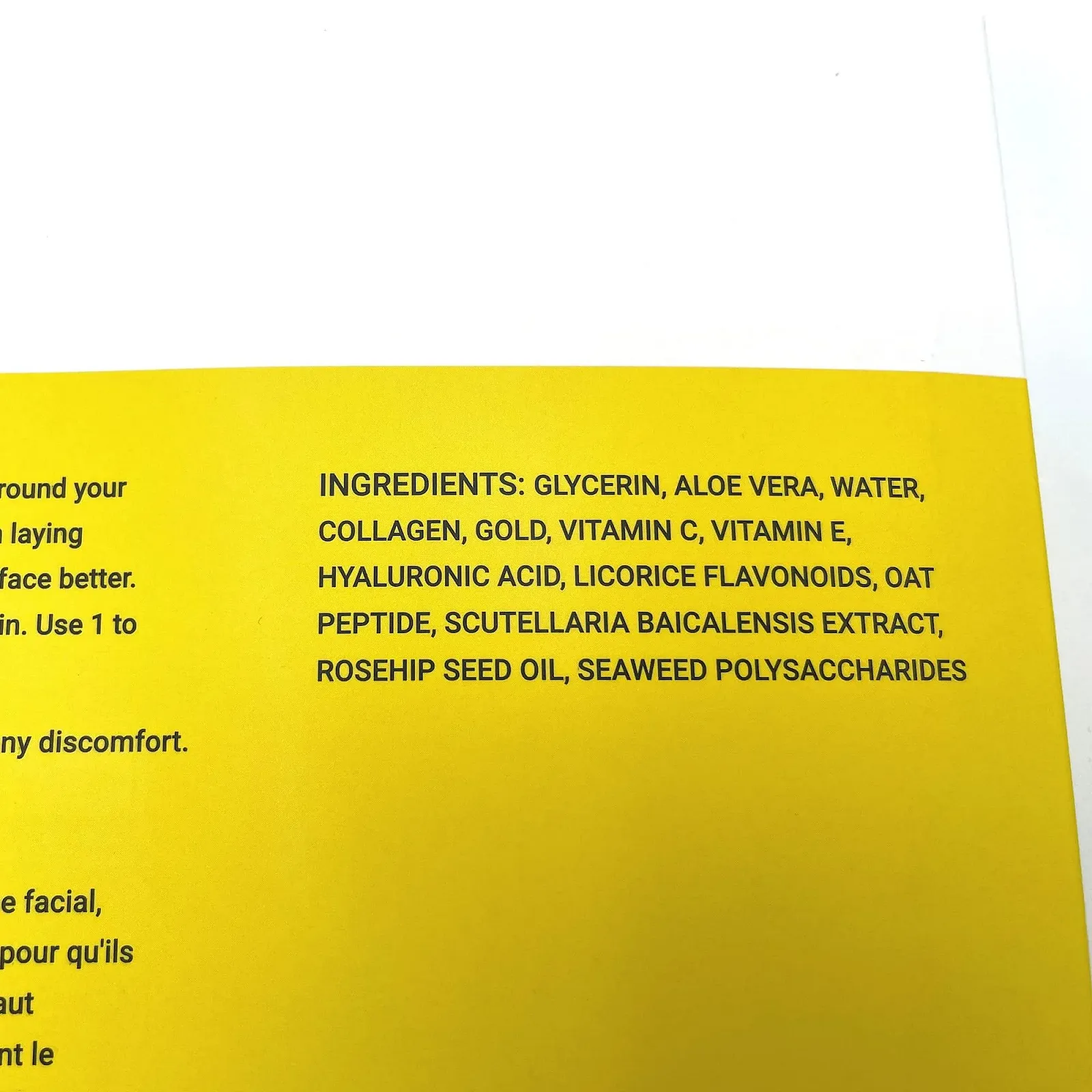 Маска для обличчя Doppeltree Gold з колагеном, гіалуроновою кислотою та 24-каратним нано золотом, фото №9