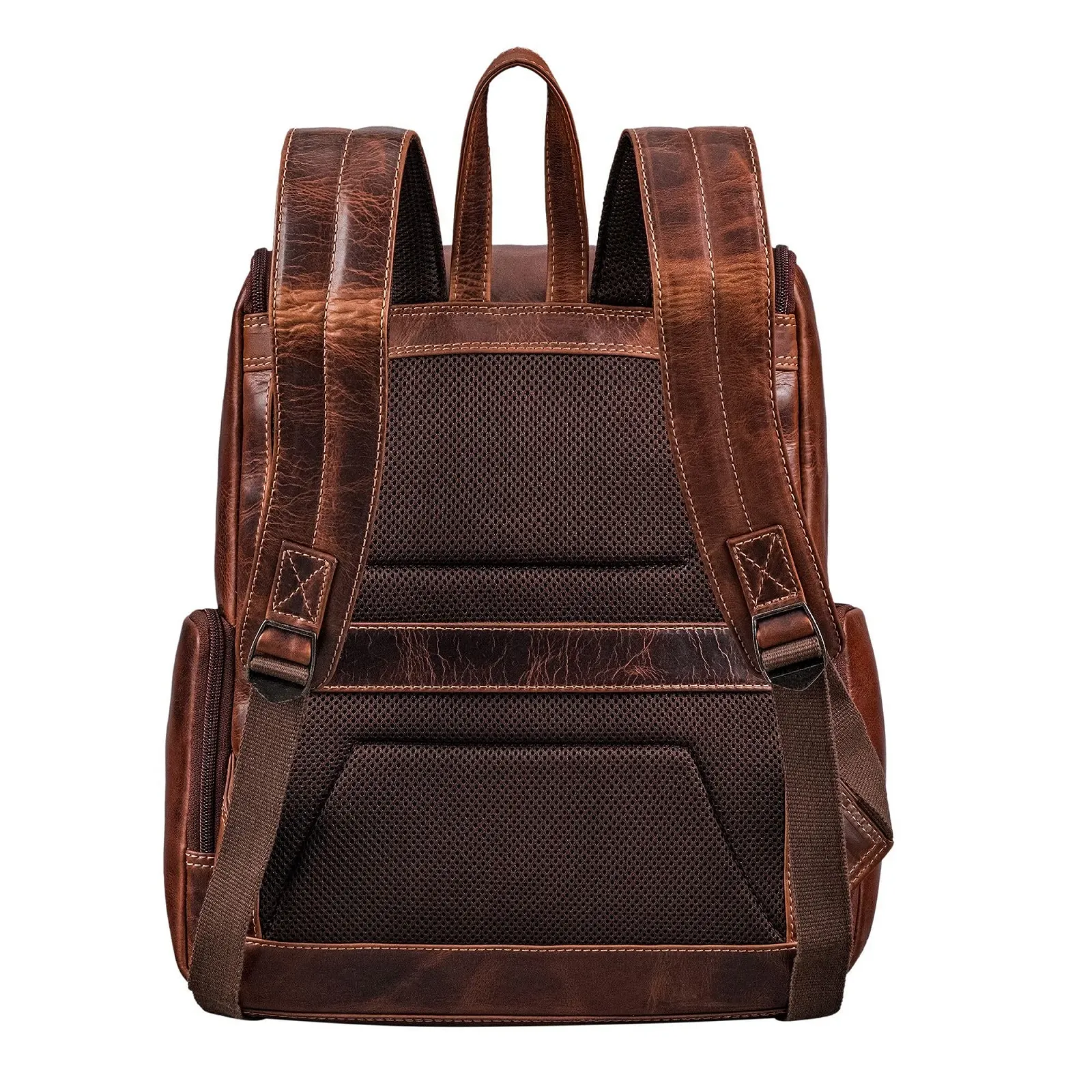 Рюкзак для ноутбука STILORD Giacomo Business Leather 13-14 Inch Salerno Коричневый, фото №5
