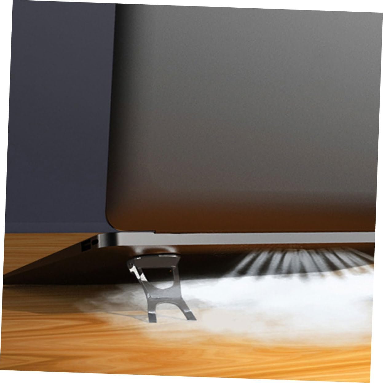 Пара Складных Подставок для Ноутбука Портативный Держатель для Ноутбука с Устойчивым Подъемом Эргономичный для Стола, фото №9 Пара Складных Подставок для Ноутбука Портативный Держатель для Ноутбука с Устойчивым Подъемом Эргономичный для Стола, фото №9