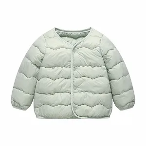 Зимняя куртка Qzeanxy для мальчиков, теплая пуховая куртка, легкая детская куртка, зимнее пальто с капюшоном 2025 - Фото 1