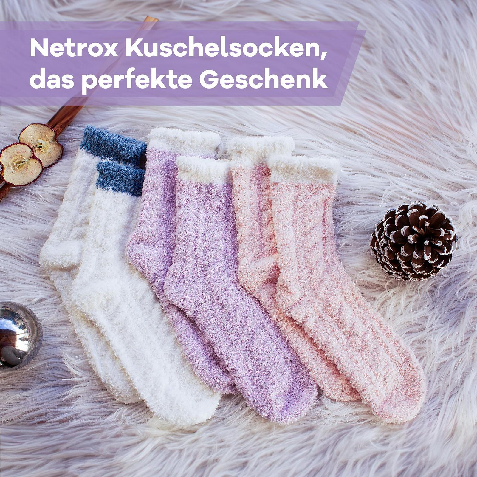 Шкарпетки Netrox 6 пар м'які пухнасті шкарпетки для жінок 36-42, фото №3