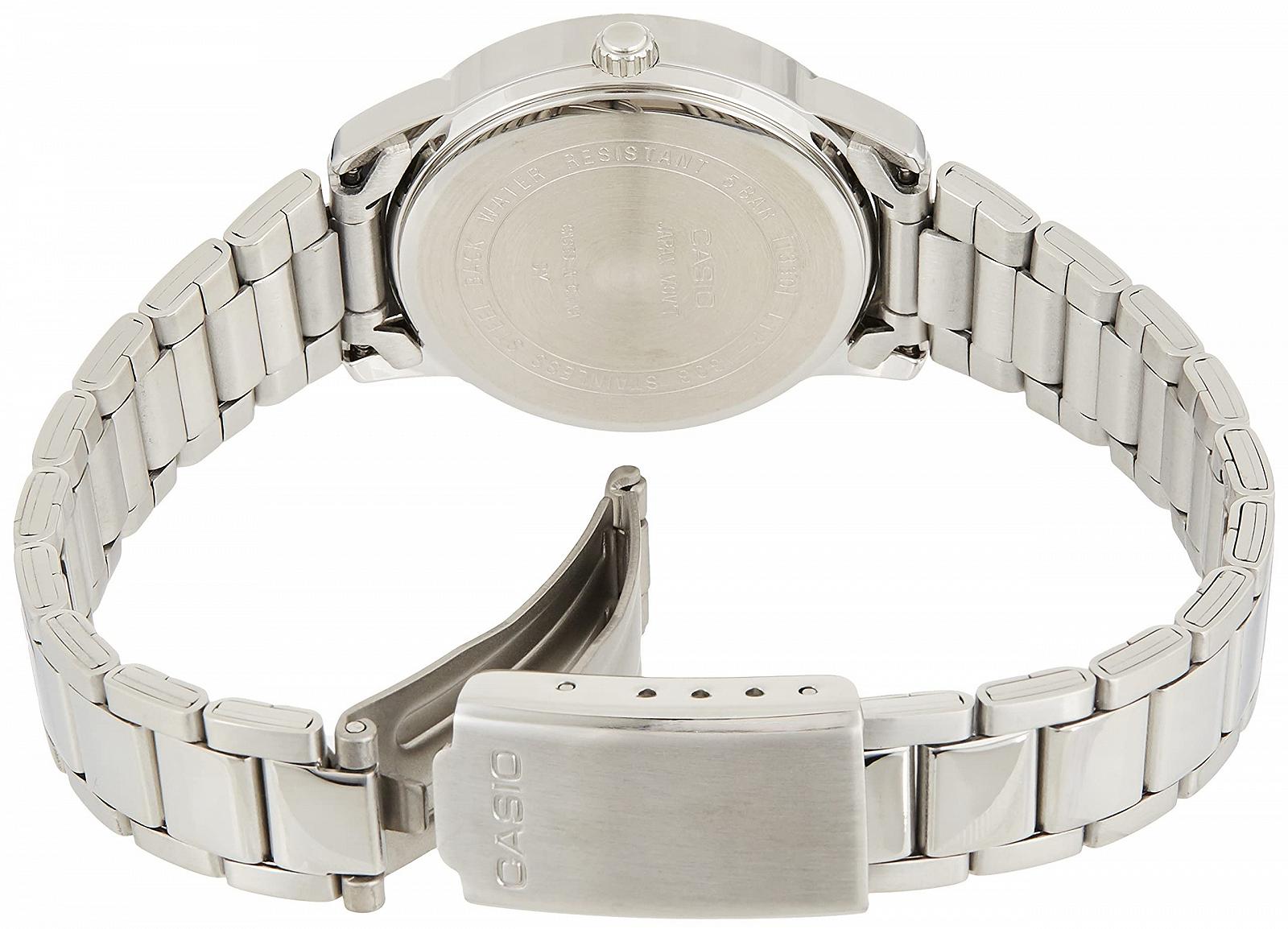 Женские наручные часы Casio LTP1303D-7BV, серебристый ремешок из нержавеющей стали, фото №2