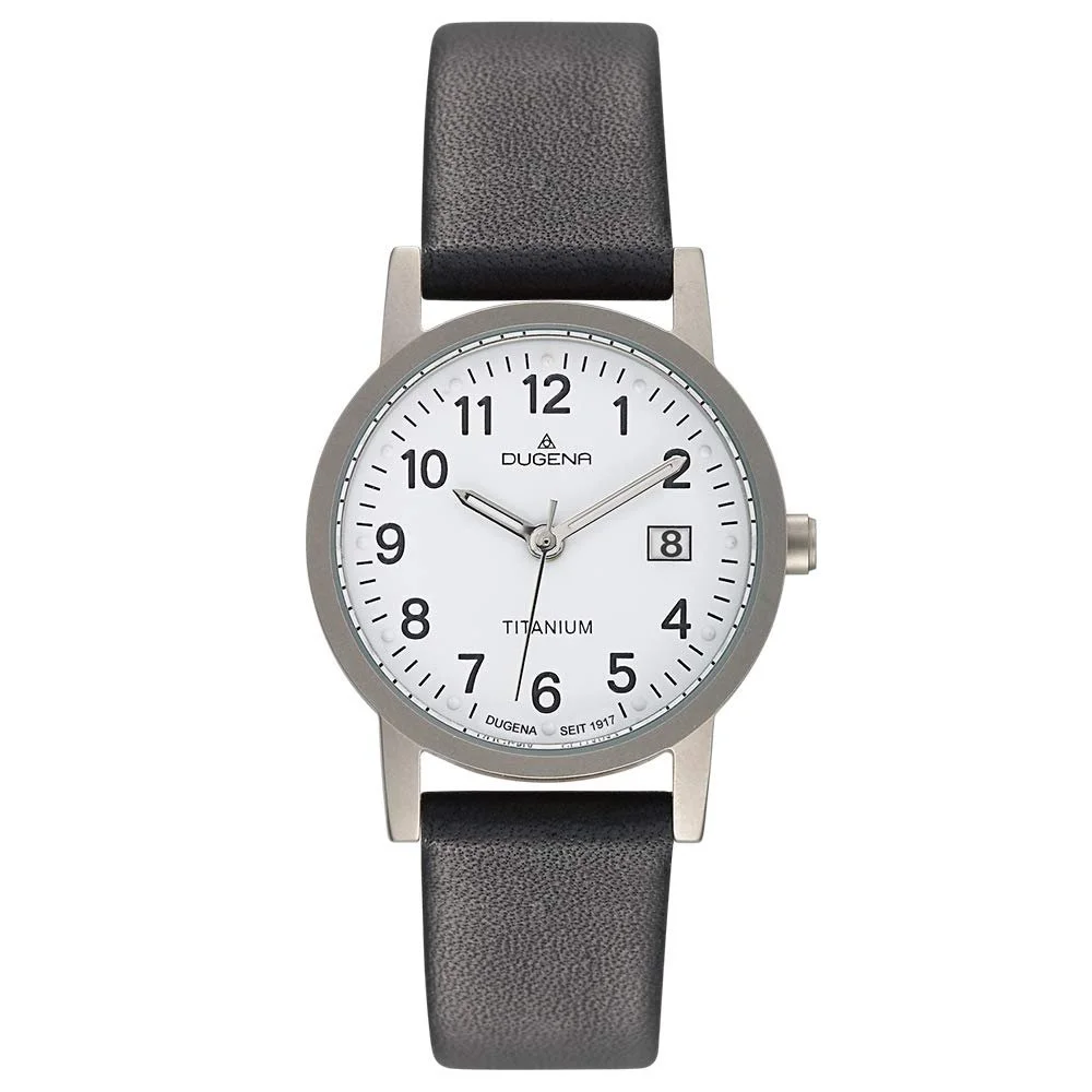 Унисекс часы Dugena Novum Титан Минеральное стекло Кожаный ремешок 5 bar, фото №1 Унисекс часы Dugena Novum Титан Минеральное стекло Кожаный ремешок 5 bar, фото №1