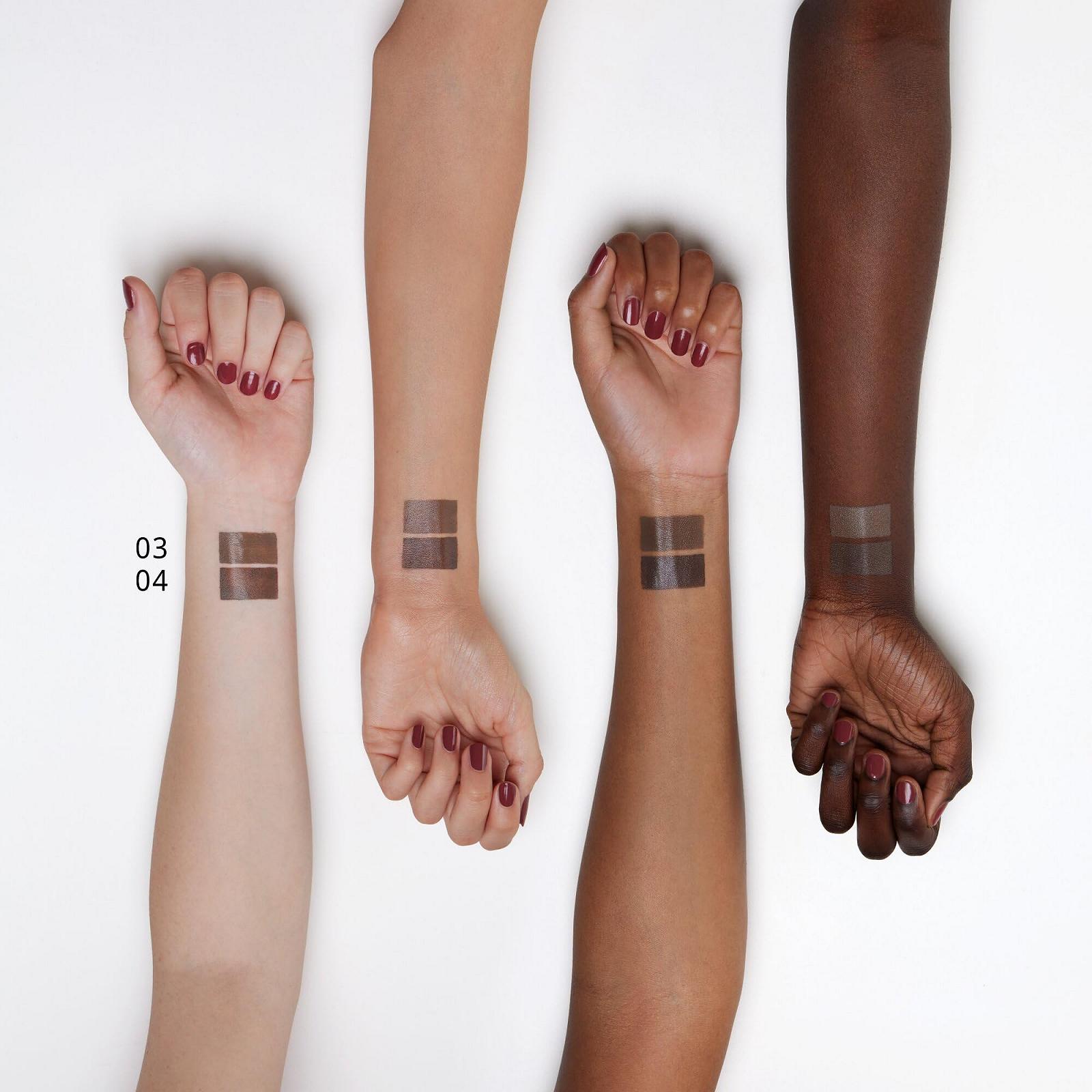 Гель essence cosmetics Eyebrow Gel Colour & Shape для бровей №03 Light-Medium Brown, матовый, цвет-интенсивный, натуральный, веганский, без наночастиц (3 г), фото №3