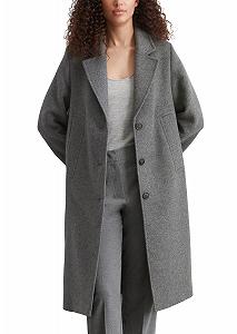 Пальто Marc O'Polo до коліна з лацканами, жіноче - Фото 1