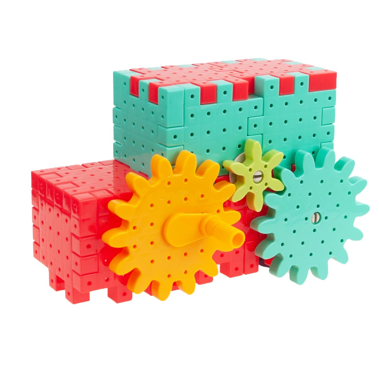 Конструктор Creative Building Blocks с шестеренками 268 элементов, фото №7