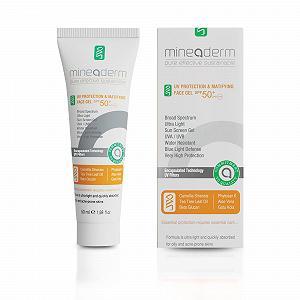 Солнцезащитный матирующий гель для лица Mineaderm UV Protection & Matifying Face Gel SPF 50+ 50 мл - Фото 1