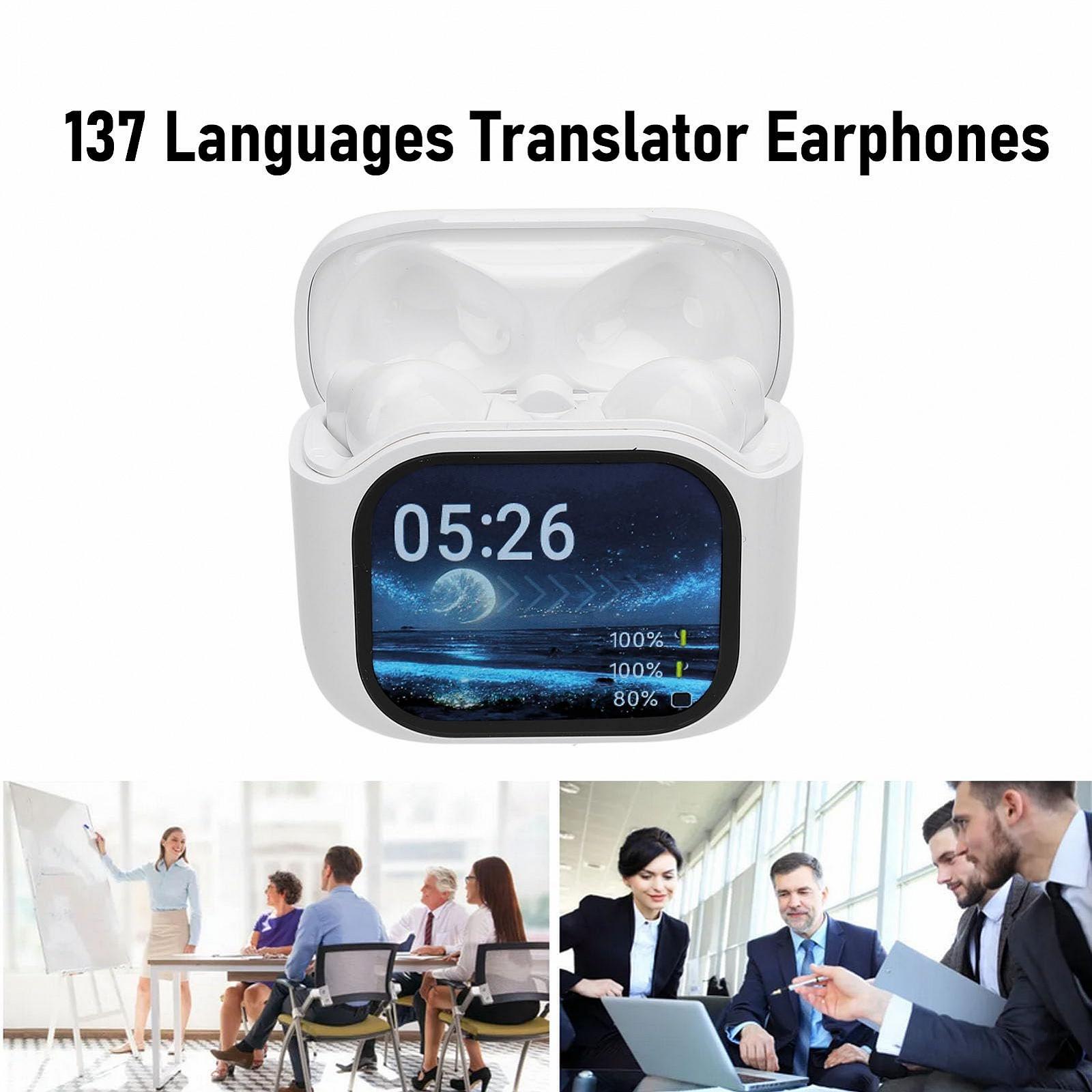 Навушники-перекладачі в реальному часі, Підтримка 137 мов, IPX5 Водонепроникний, фото №3